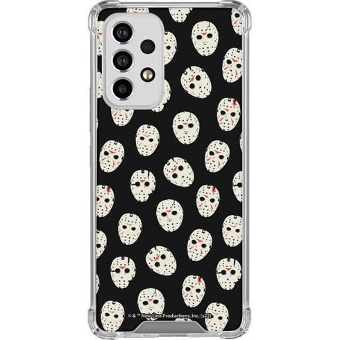 Warner Bros Friday the 13th Jason Voorhees Pattern Galaxy A53 5G Clear Case