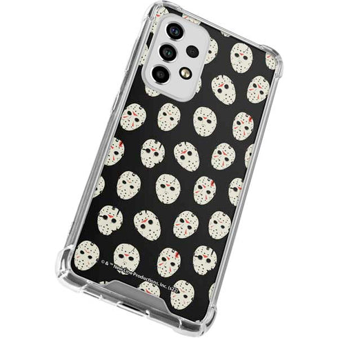 Warner Bros Friday the 13th Jason Voorhees Pattern Galaxy A53 5G Clear Case