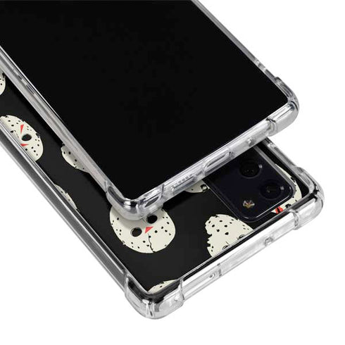 Warner Bros Friday the 13th Jason Voorhees Pattern Galaxy Note20 5G Clear Case