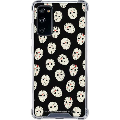Warner Bros Friday the 13th Jason Voorhees Pattern Galaxy S20 FE Clear Case
