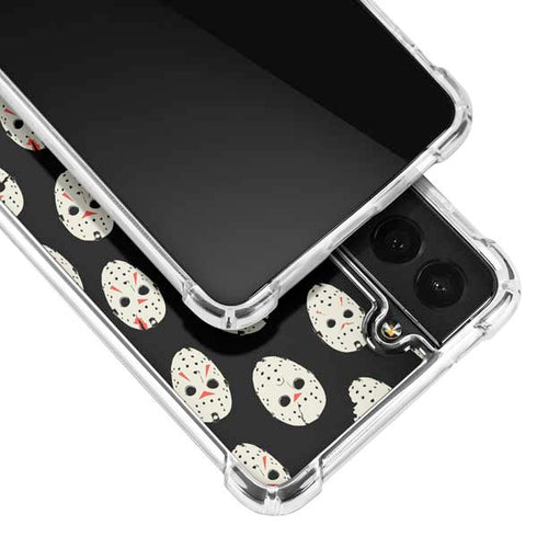 Warner Bros Friday the 13th Jason Voorhees Pattern Galaxy S21 Plus 5G Clear Case