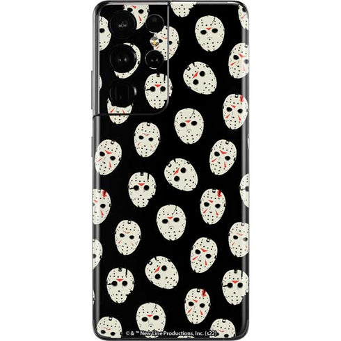 Warner Bros Friday the 13th Jason Voorhees Pattern Galaxy S21 Ultra 5G Skin