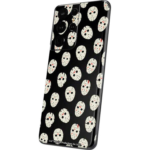 Warner Bros Friday the 13th Jason Voorhees Pattern Galaxy S21 Ultra 5G Skin