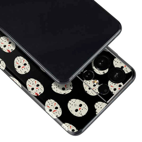 Warner Bros Friday the 13th Jason Voorhees Pattern Galaxy S21 Ultra 5G Skin