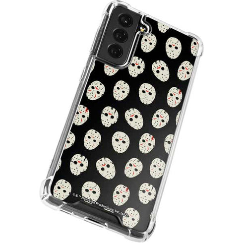 Warner Bros Friday the 13th Jason Voorhees Pattern Galaxy S22 Clear Case