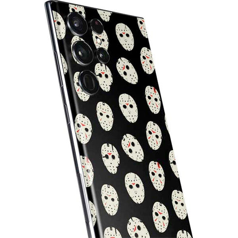 Warner Bros Friday the 13th Jason Voorhees Pattern Galaxy S22 Ultra Skin