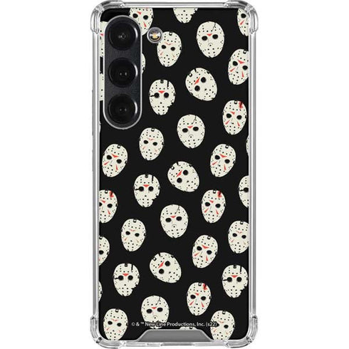Warner Bros Friday the 13th Jason Voorhees Pattern Galaxy S23 Clear Case