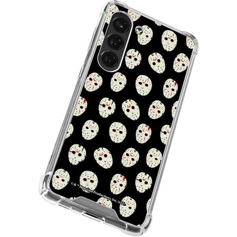 Warner Bros Friday the 13th Jason Voorhees Pattern Galaxy S23 Clear Case
