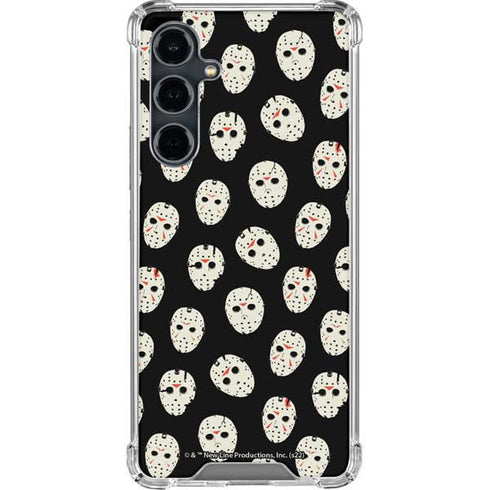 Warner Bros Friday the 13th Jason Voorhees Pattern Galaxy S23 FE Clear Case