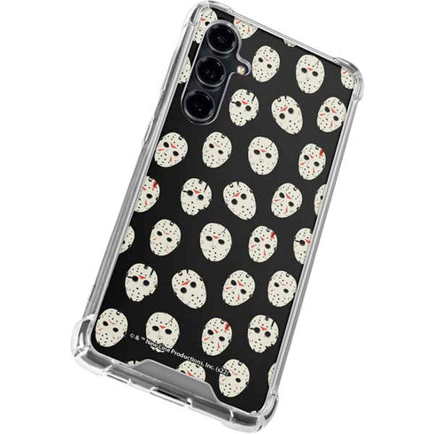 Warner Bros Friday the 13th Jason Voorhees Pattern Galaxy S23 FE Clear Case