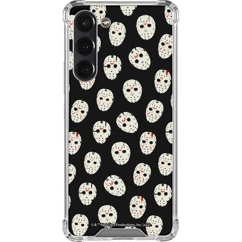 Warner Bros Friday the 13th Jason Voorhees Pattern Galaxy S23 Plus Clear Case