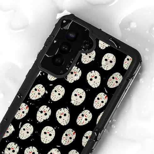 Warner Bros Friday the 13th Jason Voorhees Pattern Galaxy S23 Plus Waterproof Case