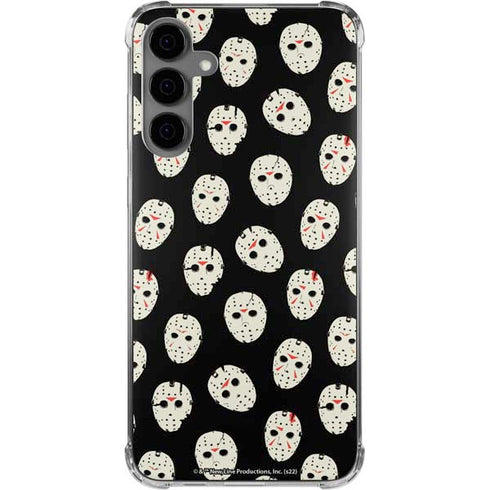 Warner Bros Friday the 13th Jason Voorhees Pattern Galaxy S24 Plus Clear Case