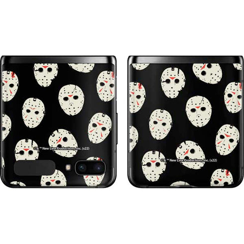 Warner Bros Friday the 13th Jason Voorhees Pattern Galaxy Z Flip Skin