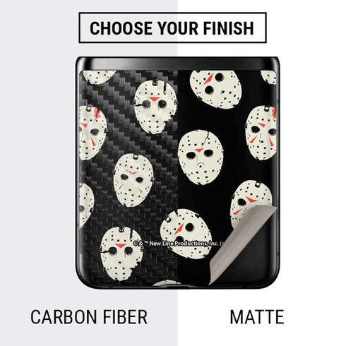 Warner Bros Friday the 13th Jason Voorhees Pattern Galaxy Z Flip Skin