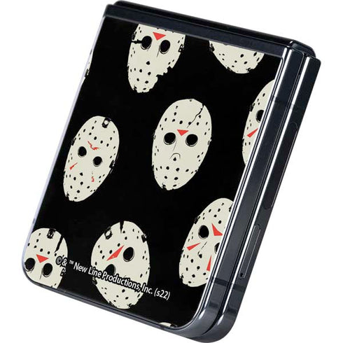 Warner Bros Friday the 13th Jason Voorhees Pattern Galaxy Z Flip5 5G Skin