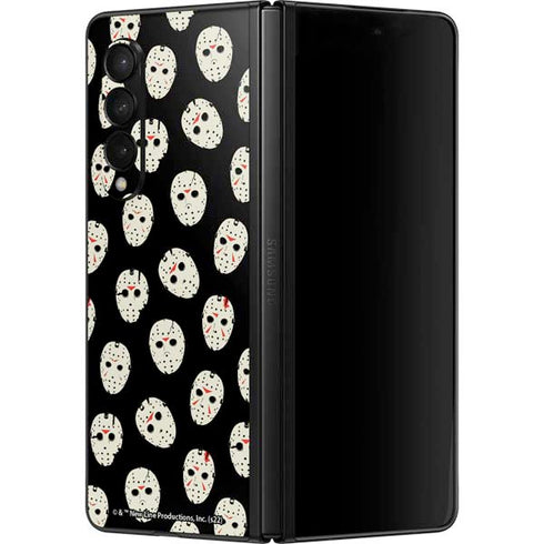 Warner Bros Friday the 13th Jason Voorhees Pattern Galaxy Z Fold3 5G Skin