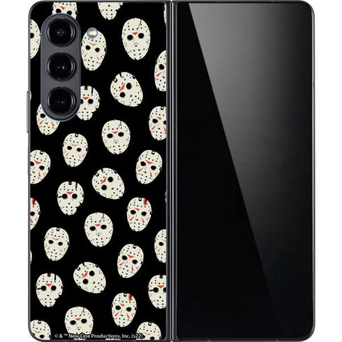 Warner Bros Friday the 13th Jason Voorhees Pattern Galaxy Z Fold5 5G Skin
