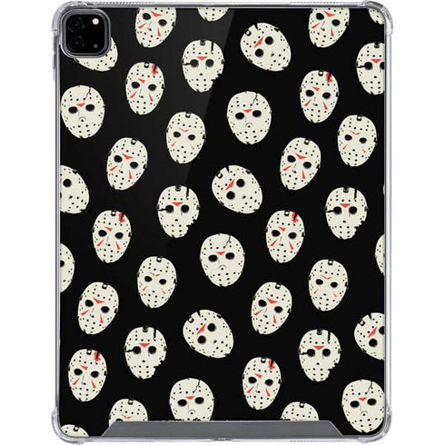 Warner Bros Friday the 13th Jason Voorhees Pattern iPad Pro 12.9in (2020) Clear Case