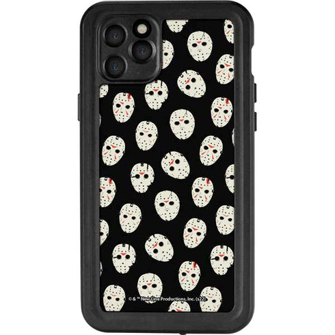 Warner Bros Friday the 13th Jason Voorhees Pattern iPhone 11 Pro Max Waterproof Case