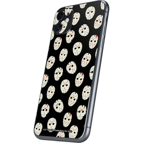 Warner Bros Friday the 13th Jason Voorhees Pattern iPhone 11 Skin