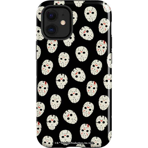 Warner Bros Friday the 13th Jason Voorhees Pattern iPhone 12 Mini Impact Case