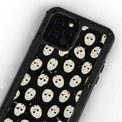 Warner Bros Friday the 13th Jason Voorhees Pattern iPhone 12 Pro Max Waterproof Case