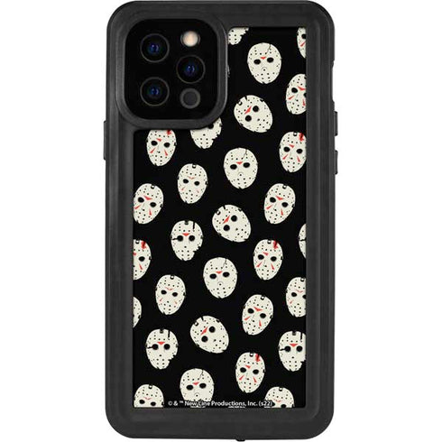 Warner Bros Friday the 13th Jason Voorhees Pattern iPhone 12 Pro Waterproof Case