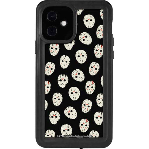 Warner Bros Friday the 13th Jason Voorhees Pattern iPhone 12 Waterproof Case