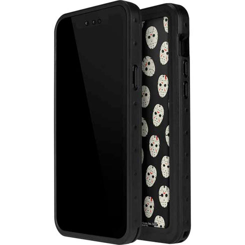 Warner Bros Friday the 13th Jason Voorhees Pattern iPhone 13 Mini Waterproof Case
