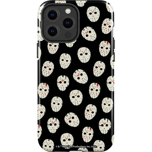 Warner Bros Friday the 13th Jason Voorhees Pattern iPhone 13 Pro Max Impact Case