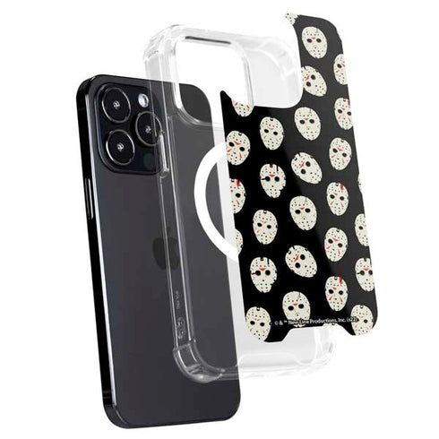 Warner Bros Friday the 13th Jason Voorhees Pattern iPhone 13 Pro Max MagSafe Case