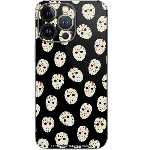 Warner Bros Friday the 13th Jason Voorhees Pattern iPhone 13 Pro Skin