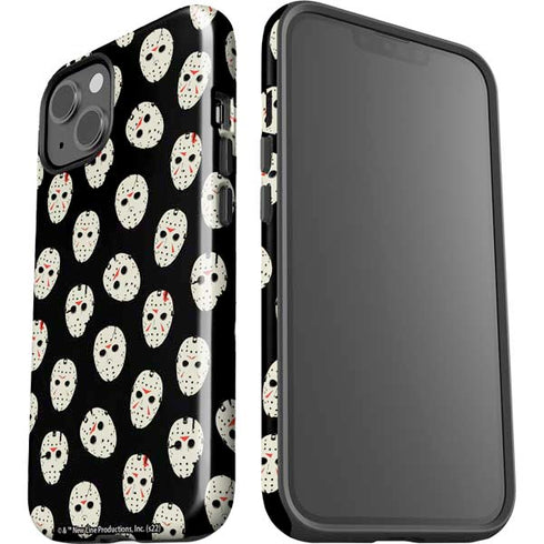 Warner Bros Friday the 13th Jason Voorhees Pattern iPhone 15 Impact Case