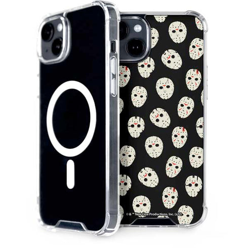 Warner Bros Friday the 13th Jason Voorhees Pattern iPhone 14 MagSafe Case