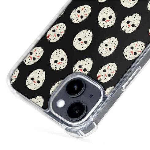 Warner Bros Friday the 13th Jason Voorhees Pattern iPhone 14 Plus MagSafe Case