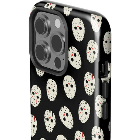 Warner Bros Friday the 13th Jason Voorhees Pattern iPhone 14 Pro Impact Case