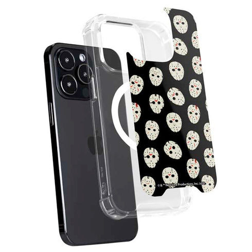 Warner Bros Friday the 13th Jason Voorhees Pattern iPhone 14 Pro MagSafe Case
