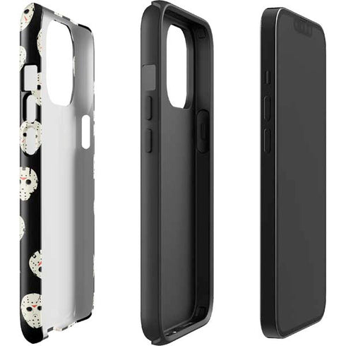 Warner Bros Friday the 13th Jason Voorhees Pattern iPhone 14 Pro Max Impact Case