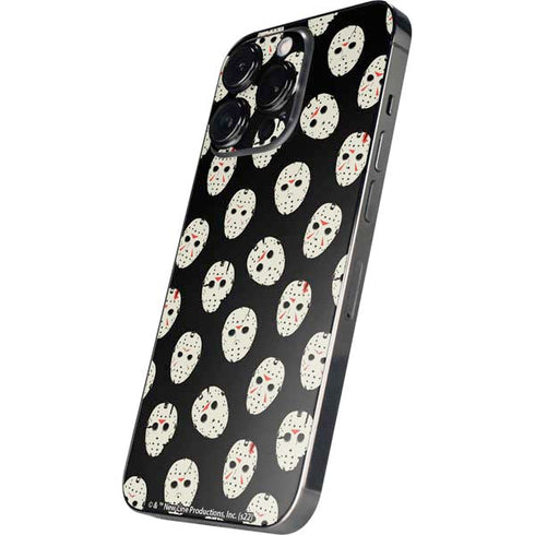 Warner Bros Friday the 13th Jason Voorhees Pattern iPhone 15 Pro Skin