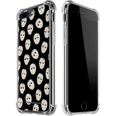 Warner Bros Friday the 13th Jason Voorhees Pattern iPhone 7/8 Plus Clear Case