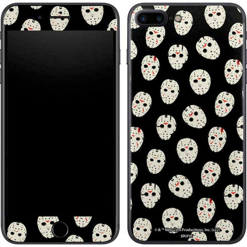 Warner Bros Friday the 13th Jason Voorhees Pattern iPhone 7 Plus Skin