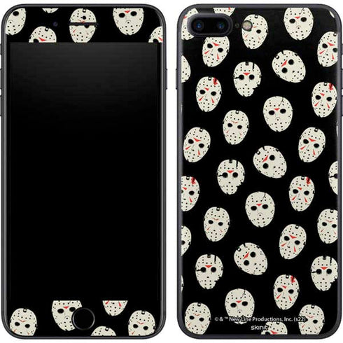 Warner Bros Friday the 13th Jason Voorhees Pattern iPhone 8 Plus Skin