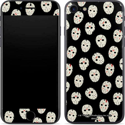 Warner Bros Friday the 13th Jason Voorhees Pattern iPhone 8 Skin