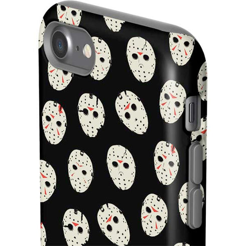 Warner Bros Friday the 13th Jason Voorhees Pattern iPhone SE (2nd & 3rd Gen) Pro Case