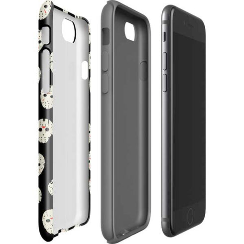 Warner Bros Friday the 13th Jason Voorhees Pattern iPhone SE (2nd & 3rd Gen) Pro Case