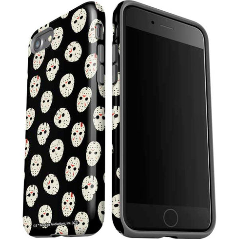 Warner Bros Friday the 13th Jason Voorhees Pattern iPhone SE (2nd & 3rd Gen) Pro Case