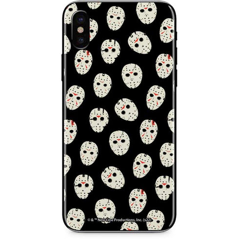 Warner Bros Friday the 13th Jason Voorhees Pattern iPhone X Skin