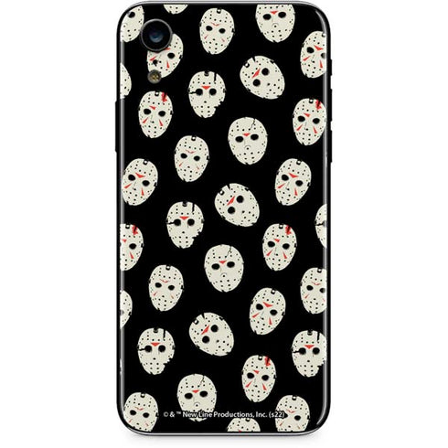 Warner Bros Friday the 13th Jason Voorhees Pattern iPhone XR Skin