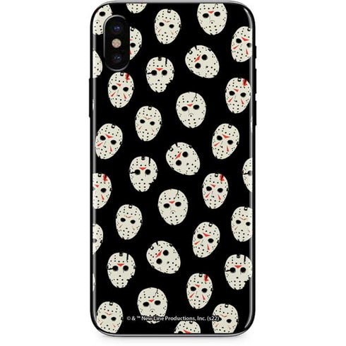 Warner Bros Friday the 13th Jason Voorhees Pattern iPhone XS Max Skin